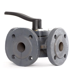 Клапан 3-ходовый поворотный HFE3 Ду150Kvs 400 м³/час 065Z0437 Danfoss
