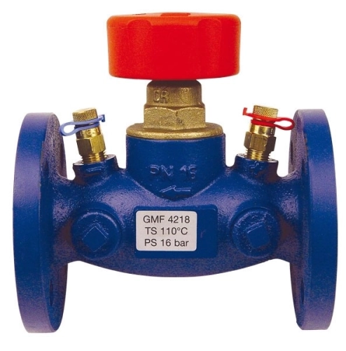 Клапан балансировочный Ду 25 STROMAX-4218 GMF фланц, с измерительными клапанами Herz 1421843